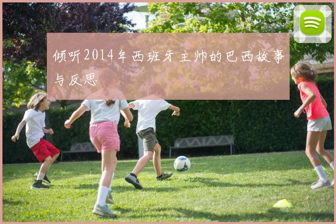 倾听2014年西班牙主帅的巴西故事与反思